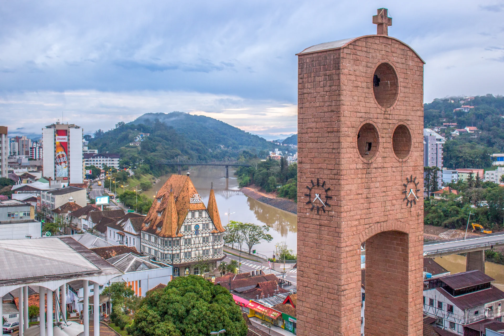 Vista de Blumenau, Santa Catarina